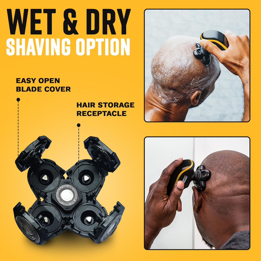 The Cut Buddy head delivers close-skin smooth results on shaved areas.