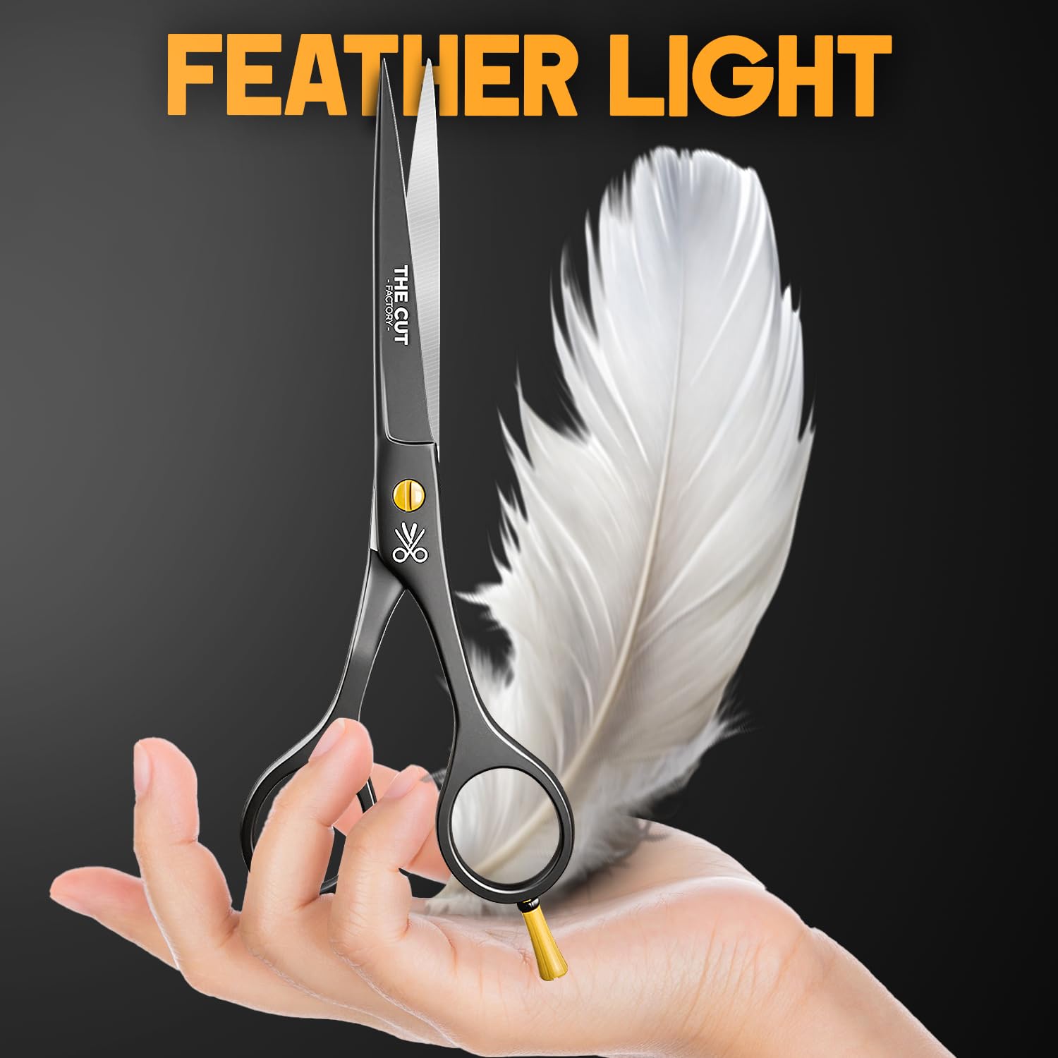 THE CUT - FACTORY - close-up of micro-serrated blade showing secure hair grip benefit