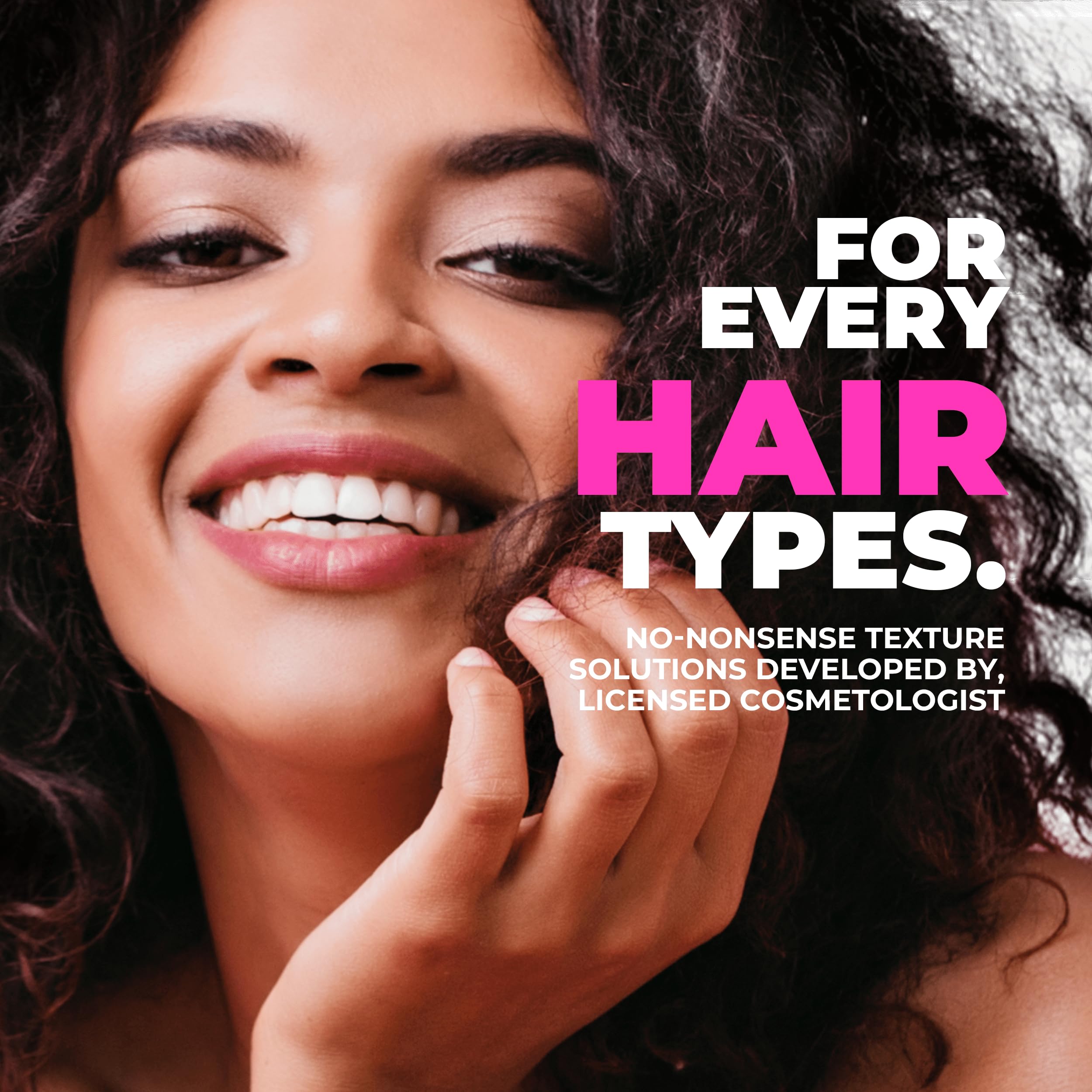 The Doux Bonita Afro Balm adds shine and moisture to each curl.