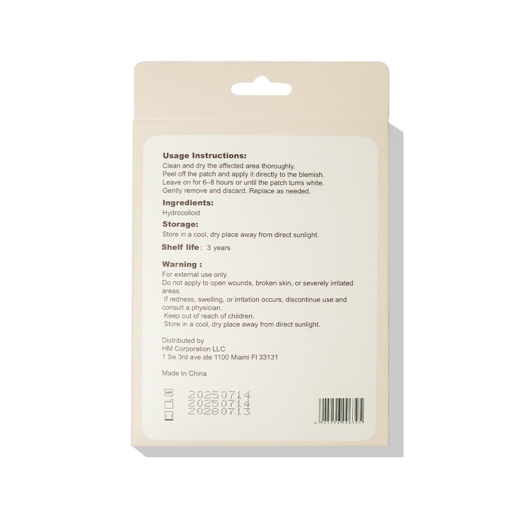 The Edition dermatologist-tested patch supports gentle care for blemishes