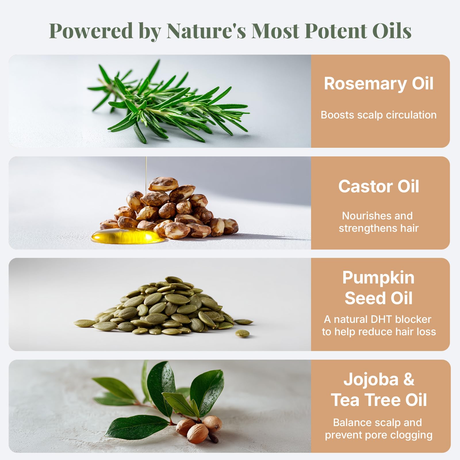 The ÉLIX rosemary oil with tea tree signals acne-prone scalp compatibility and gentleness