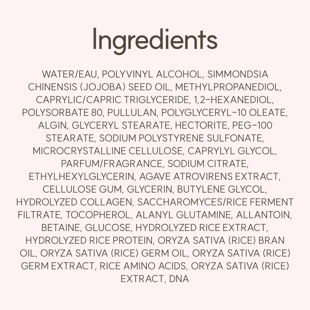The Face Shop Pink Collagen Wrapping Mask glow result shows glass-skin radiance effect