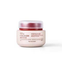 The Face Shop Pomegranate & Collagen eye cream packaging showcases premium anti-aging care