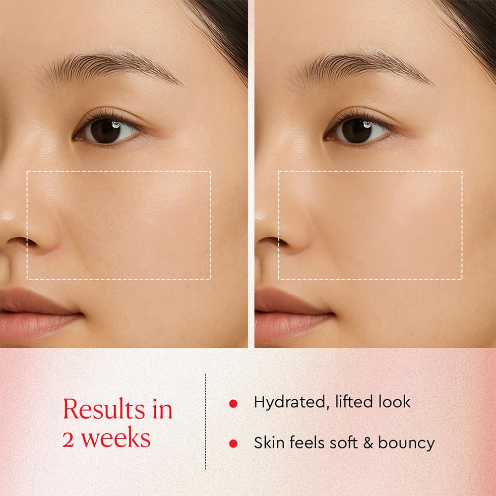 The Face Shop hyaluronic acid note image emphasizes long lasting moisture retention