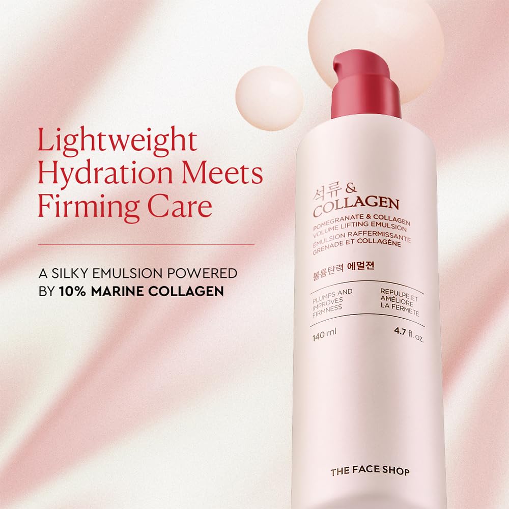 The Face Shop packaging closeup highlights premium formula for deep moisture and elasticity support
