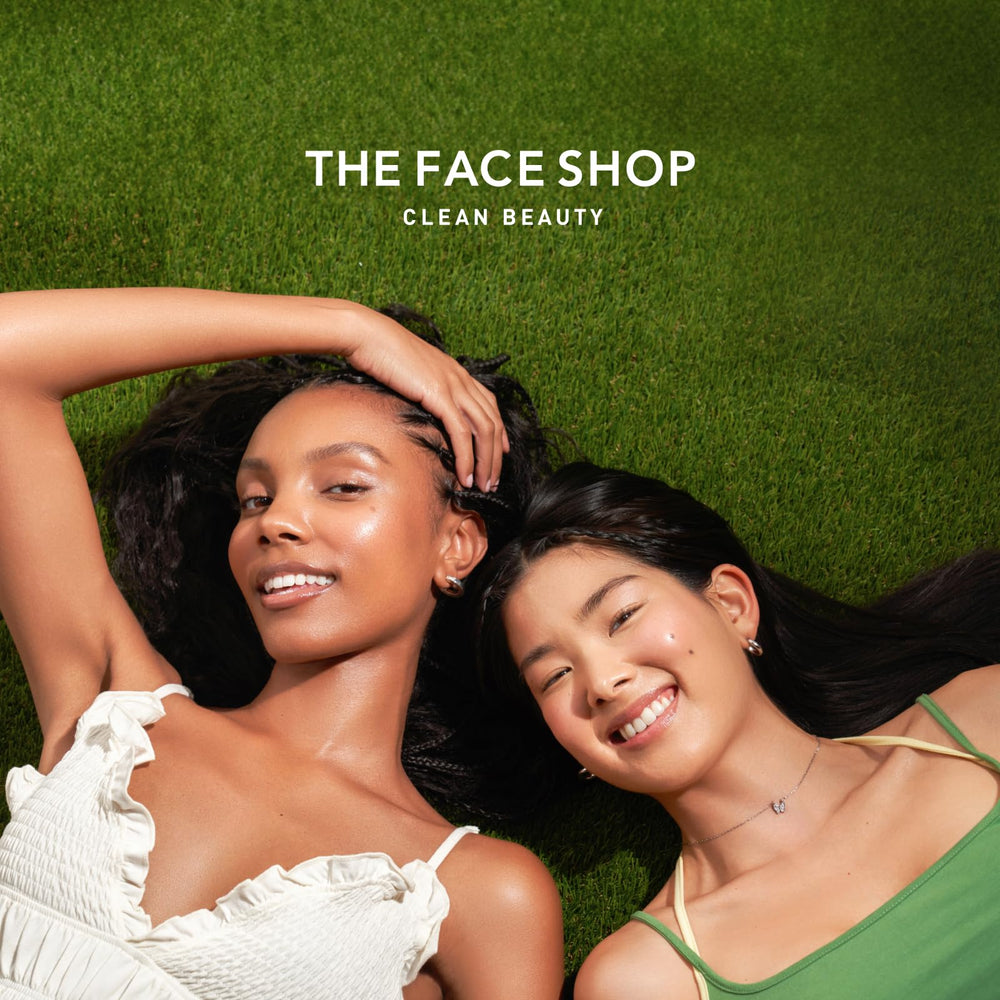 The Face Shop Rice Ceramide Cream hydrating closeup communicates lasting moisture retention.