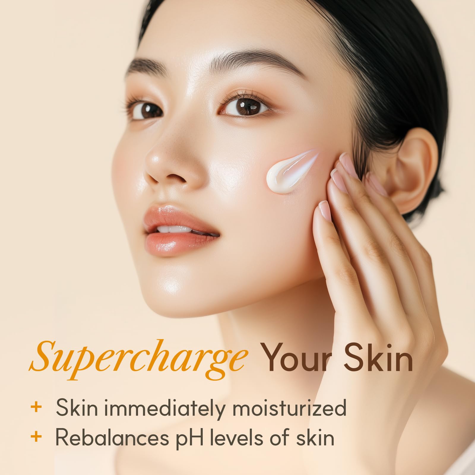 The Face Shop Rice Ceramide Cream rice-extracts image emphasizes exfoliating and moisturizing effects.