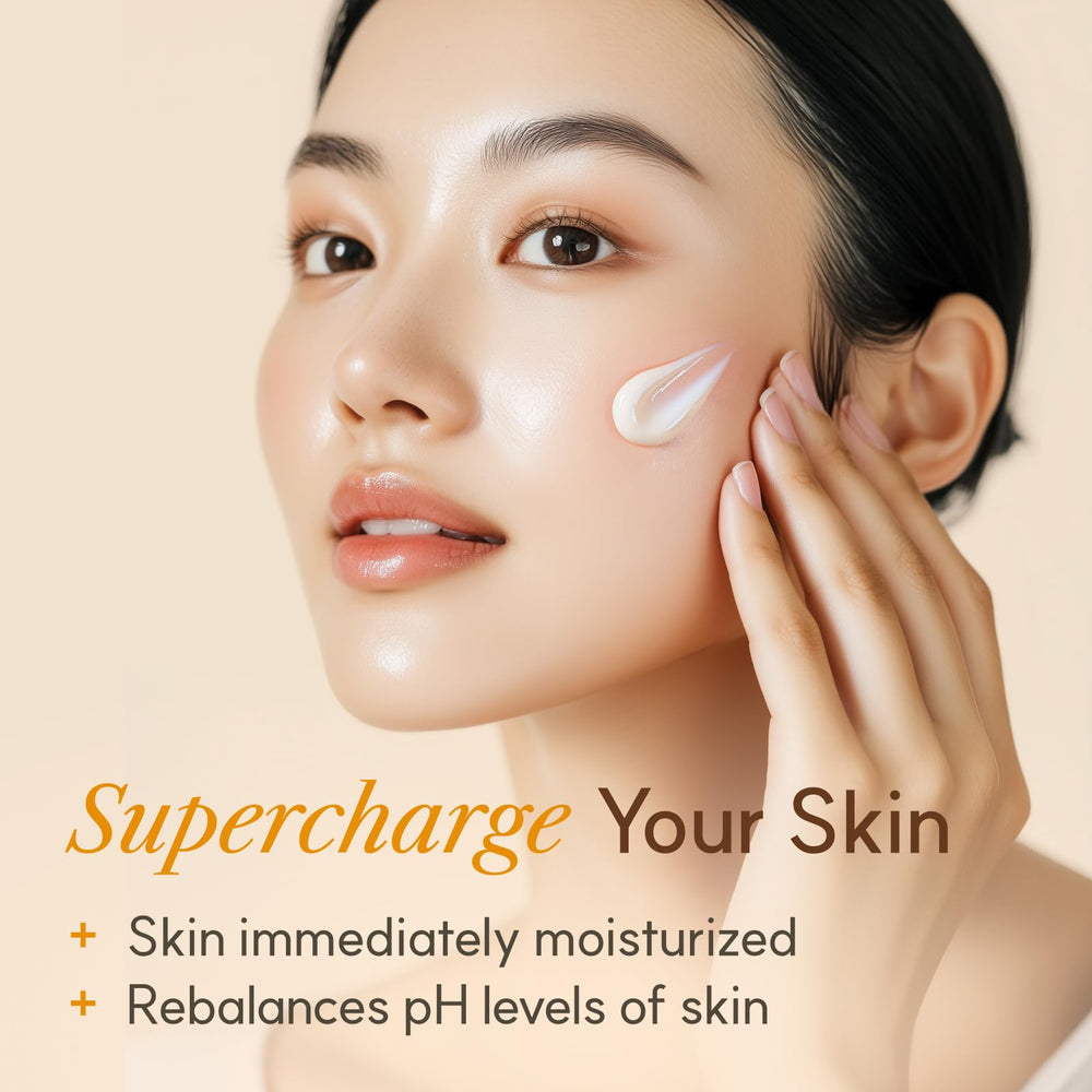 The Face Shop Rice Ceramide Cream rice-extracts image emphasizes exfoliating and moisturizing effects.