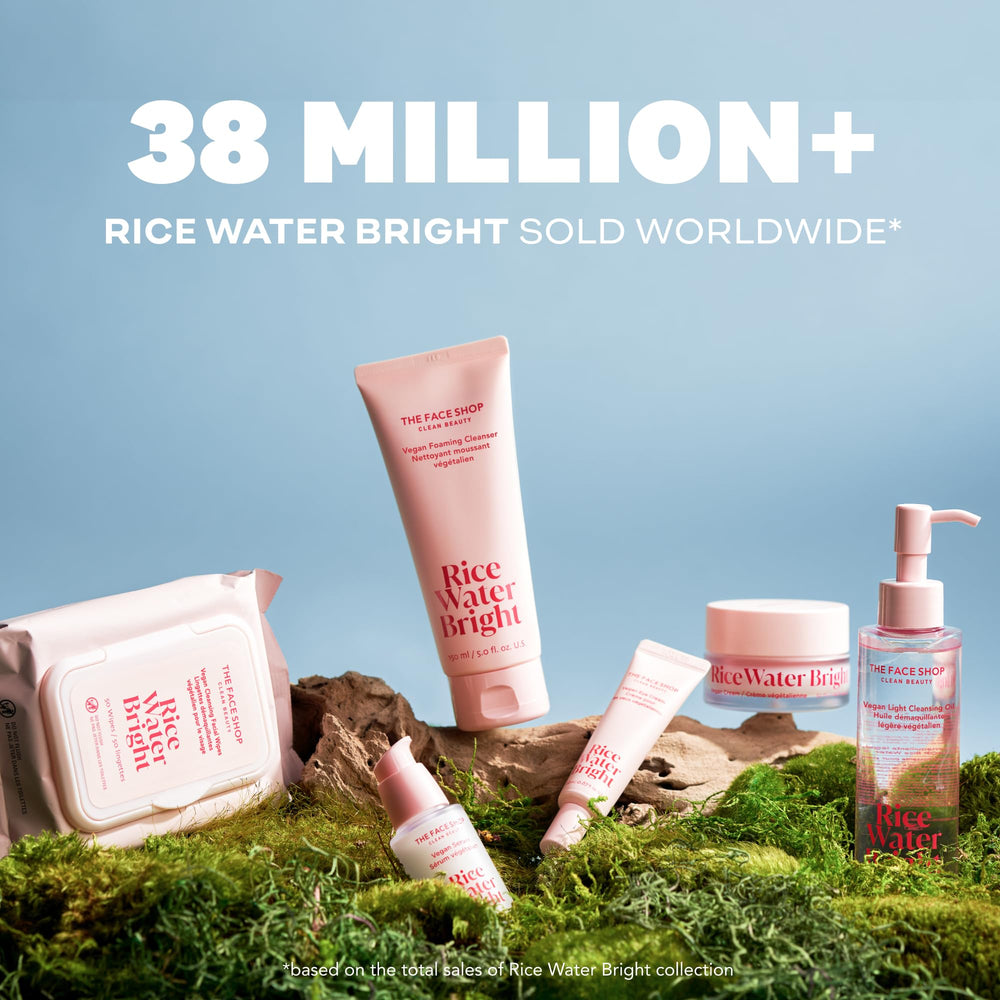 The Face Shop Rice Water Bright Cream with even-toned glow potential illustration