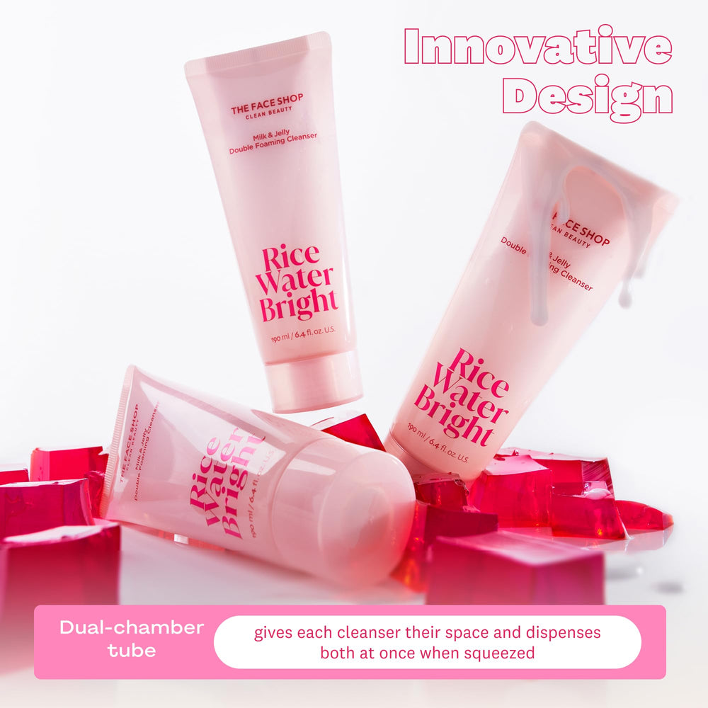 Milk oil formula melting makeup and SPF on dry skin for efficient double cleansing.