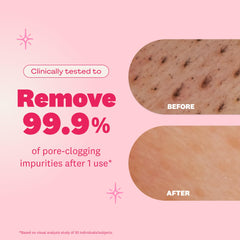 The Face Shop Rice Water Bright waterproof makeup removal demonstrates effective cleansing without stripping moisture.