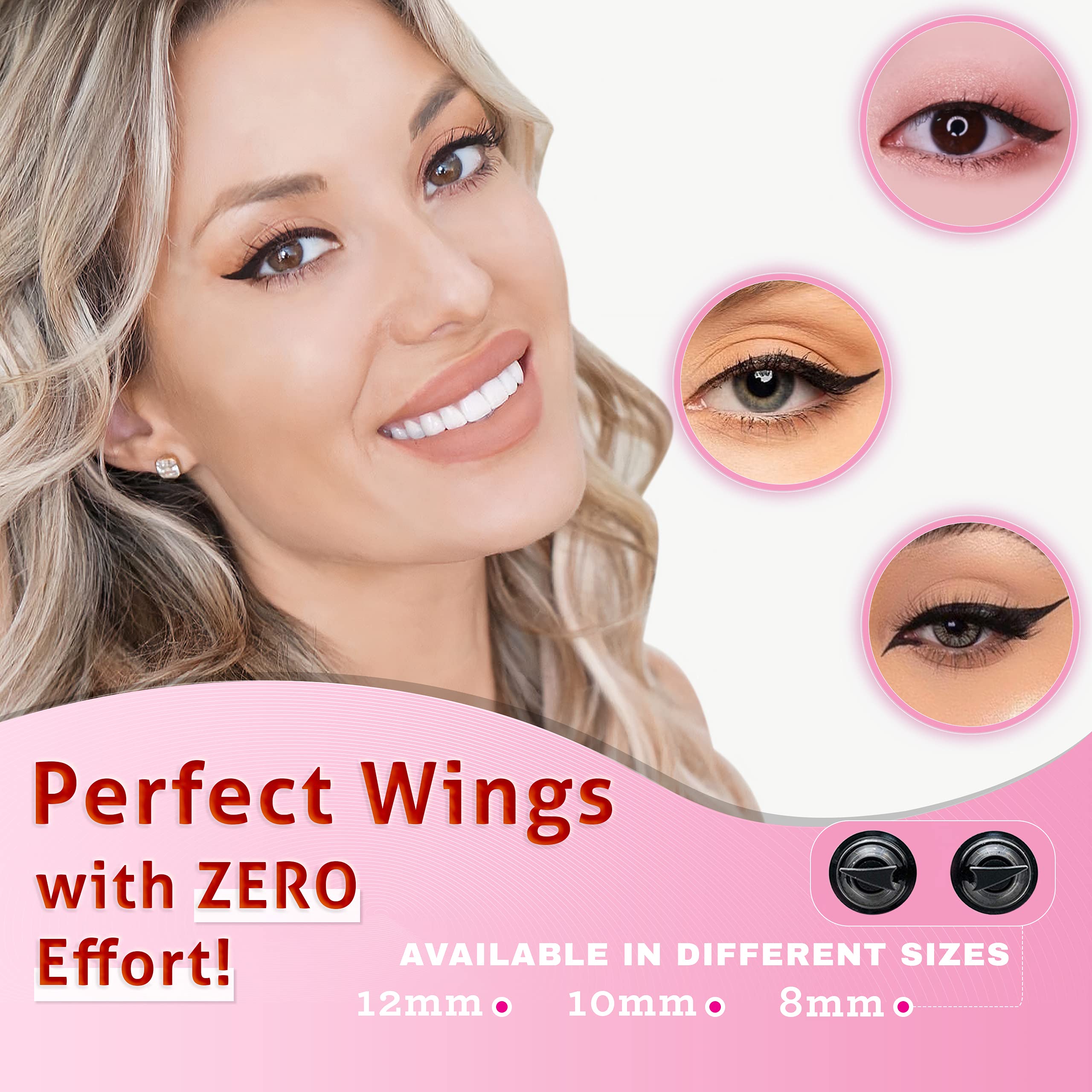 The Flick Stick Winged Eyeliner Stamp 8mm mini delivers precise, natural cat-eye with every use.