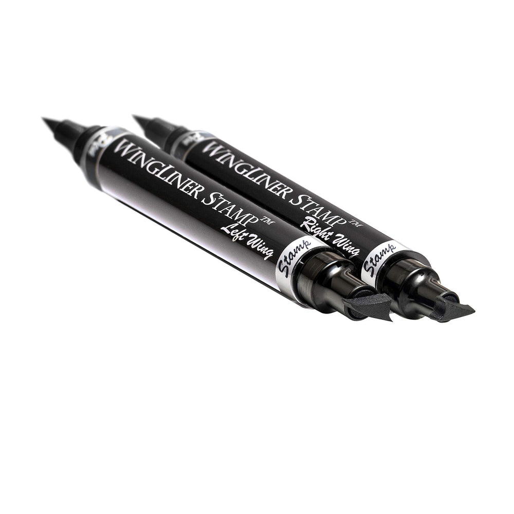The Flick Stick Winged Eyeliner Stamp offers waterproof-smudge-proof performance.