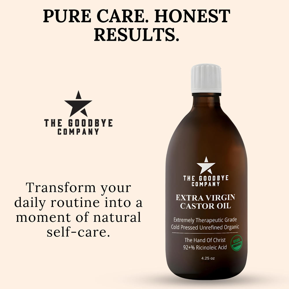 The Goodbye Company uses castor oil for topical care and culinary uses