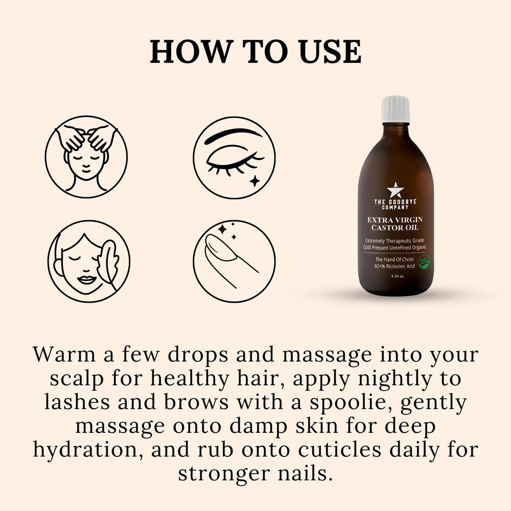 The Goodbye Company cold-pressed extraction preserves nutrients and natural scent.