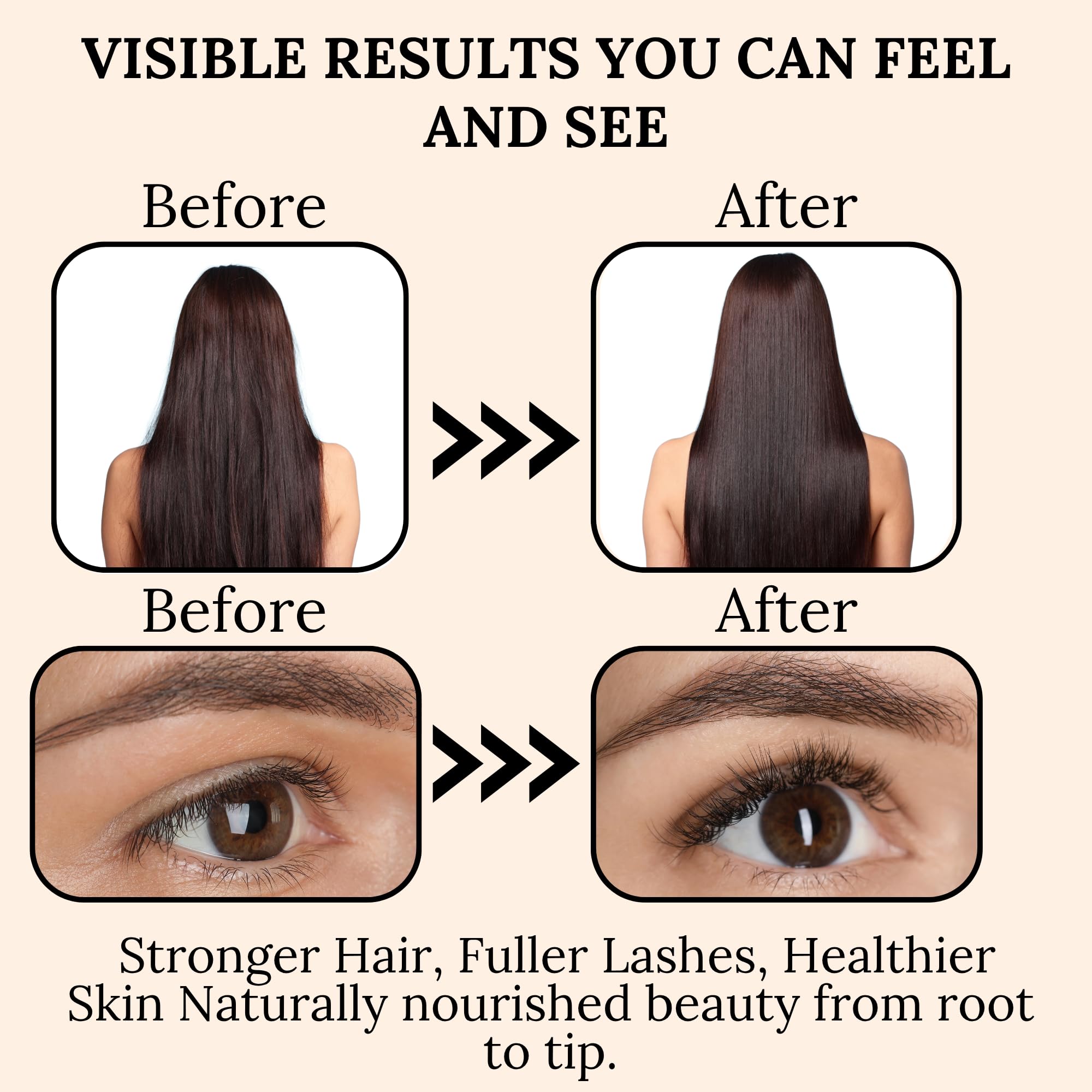 The Goodbye Company castor oil for hair-growth serums and fuller lashes.