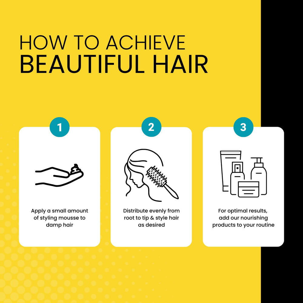 The Hair Diagram mousse color-safe formula supports treated hair without sulfates or parabens.