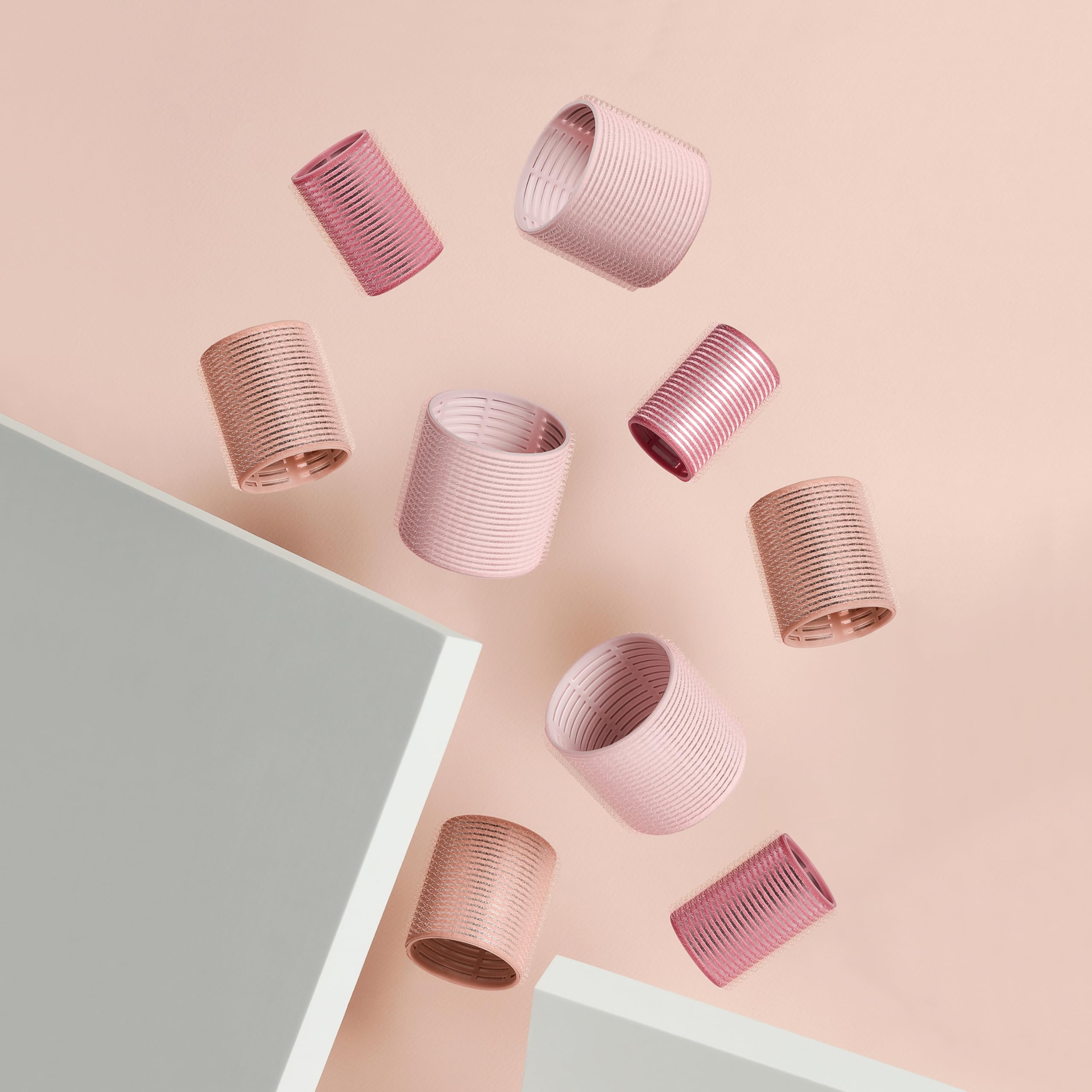 The Hair Edit ceramic rollers accumulate shine and smoothness across hair types.