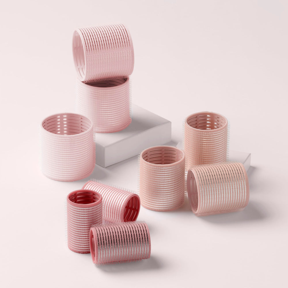 The Hair Edit nine-piece set delivers ultimate versatility for root lift and curtain bangs.