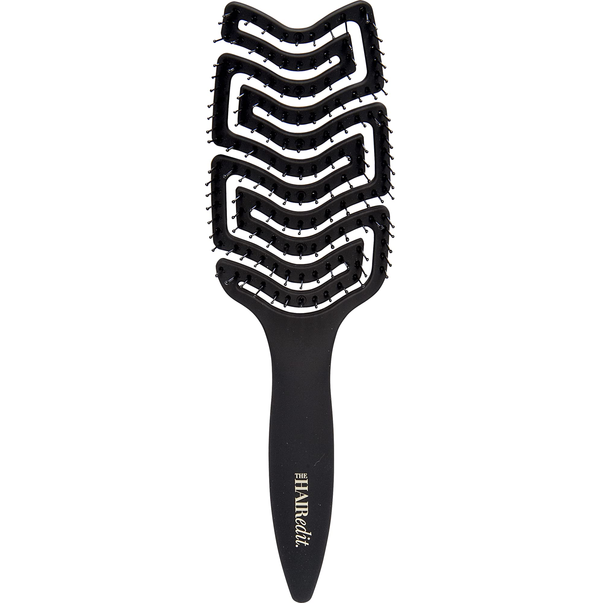 The Hair Edit detangle brush head enables gentle wet or dry detangling.