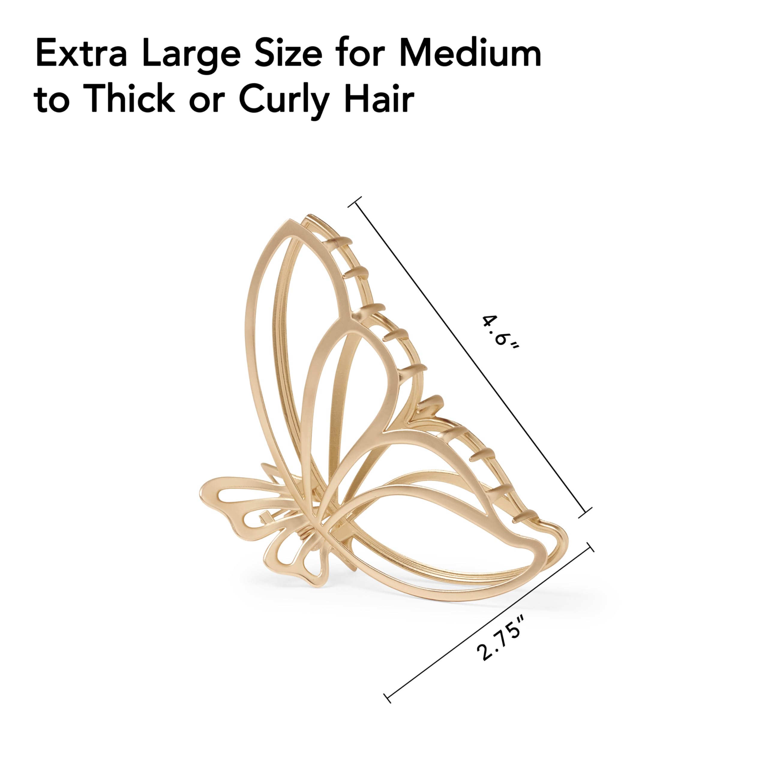The Hair Edit gilded wing clip daily wear adds a stylish touch to outfits.