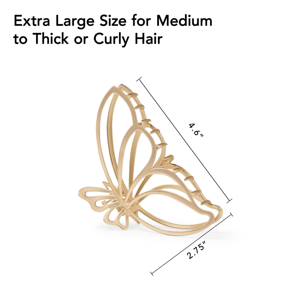 The Hair Edit gilded wing clip daily wear adds a stylish touch to outfits.