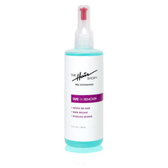 The Hair Shop X10 Pro-Tools remover bottle showcases fast bond removal with minimal residue.