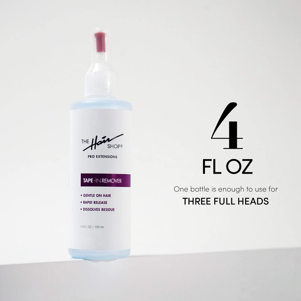 The Hair Shop X10 Pro-Tools precision bottle supports controlled, minimal-residue removal.