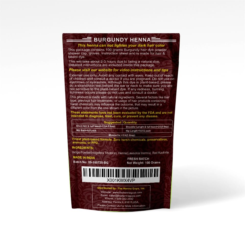 Beard tip dyed burgundy with The Henna Guys for natural look.