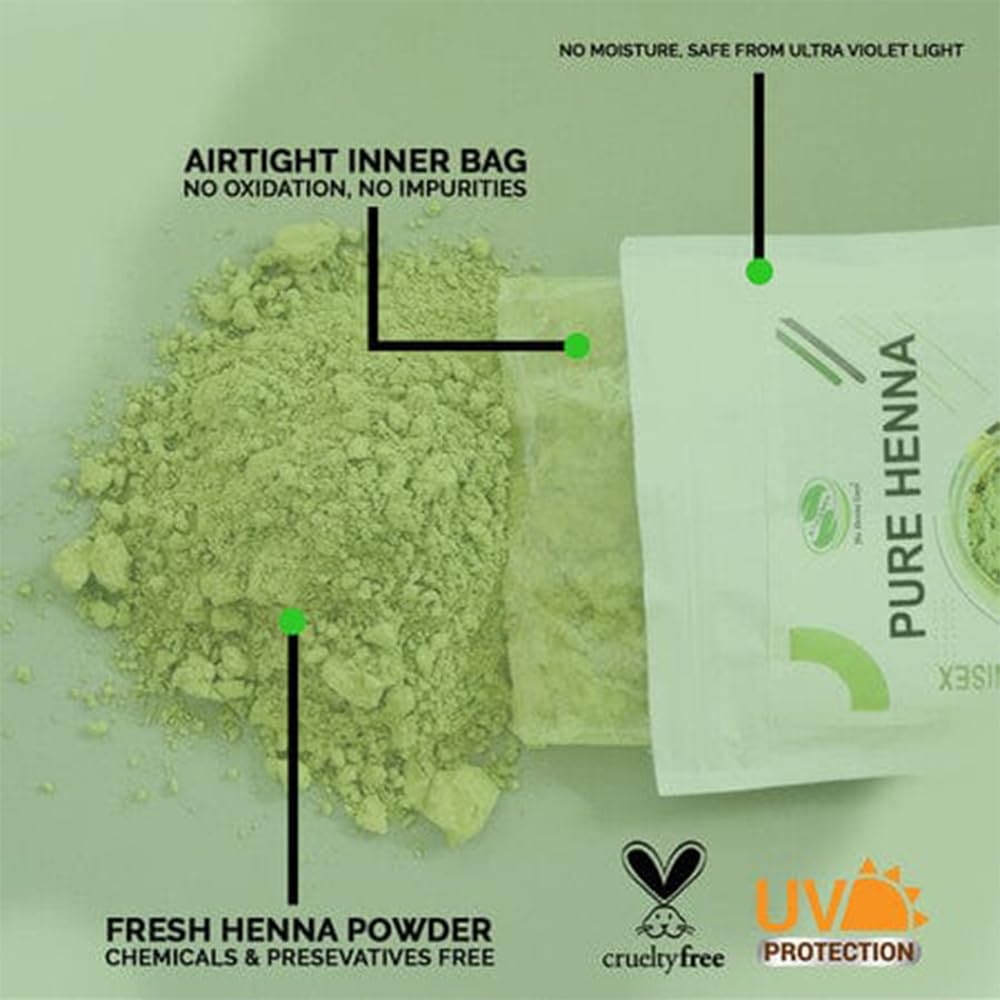 The Henna Guys application in bowl shows even coverage for longer-lasting color.