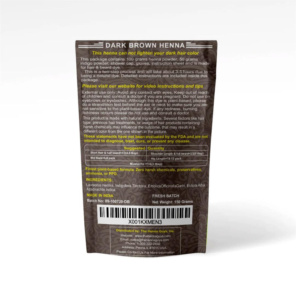 The Henna Guys raw plant-based ingredients emphasize pigment and purity