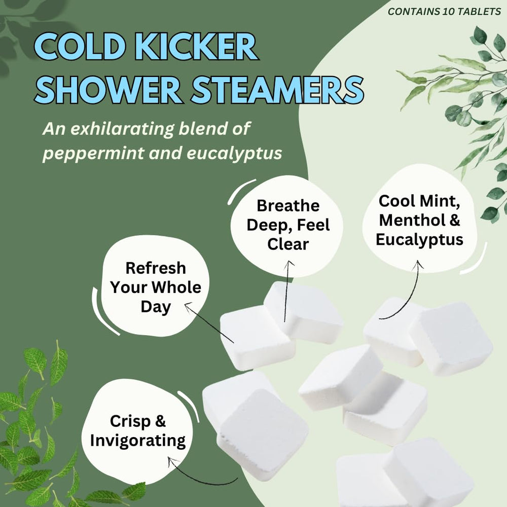 The Herbal Zen Cold Kicker steamers in closeup show natural essential oils.