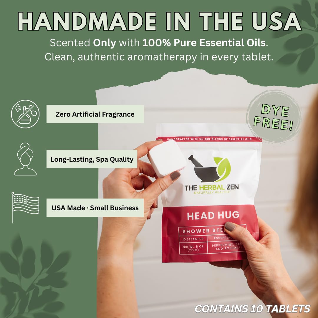 The Herbal Zen Head Hug steamers gift box signals perfect stocking stuffer and self-care gift.