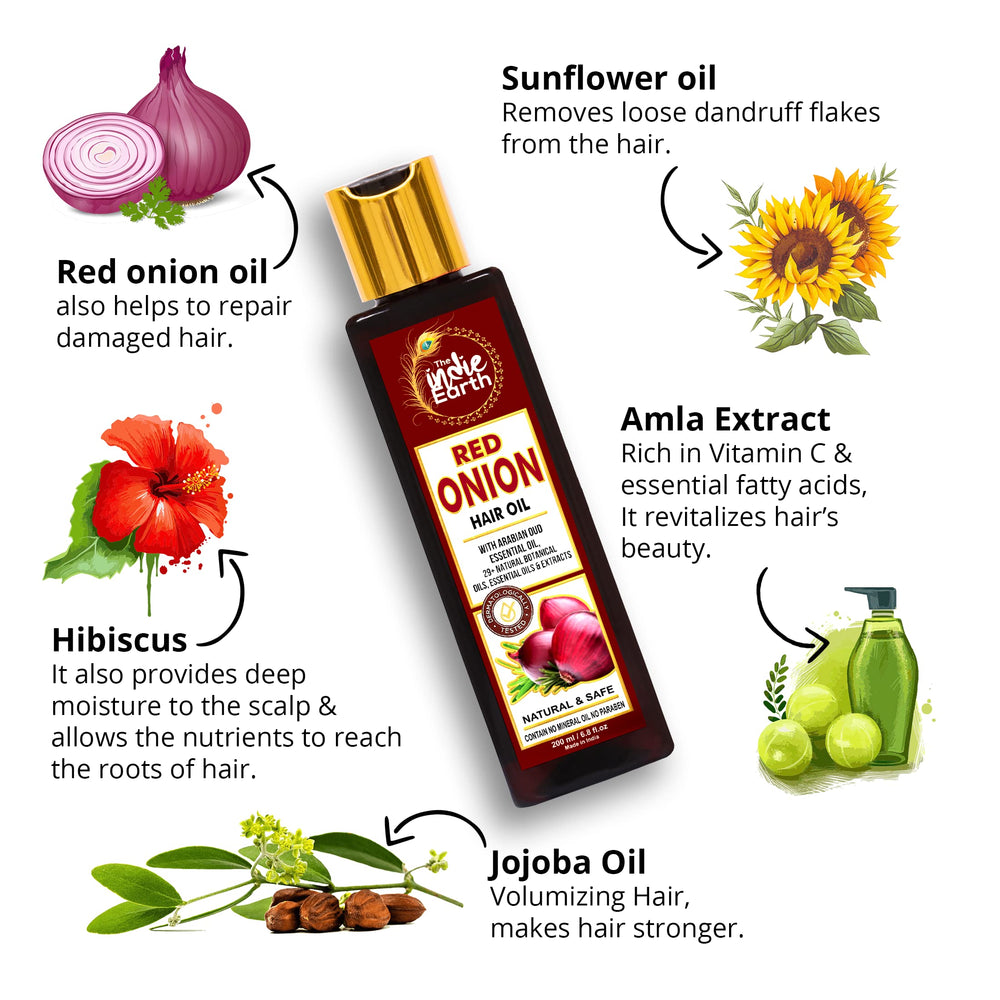 The Indie Earth argan and jojoba oils spark hair softness and resilience.