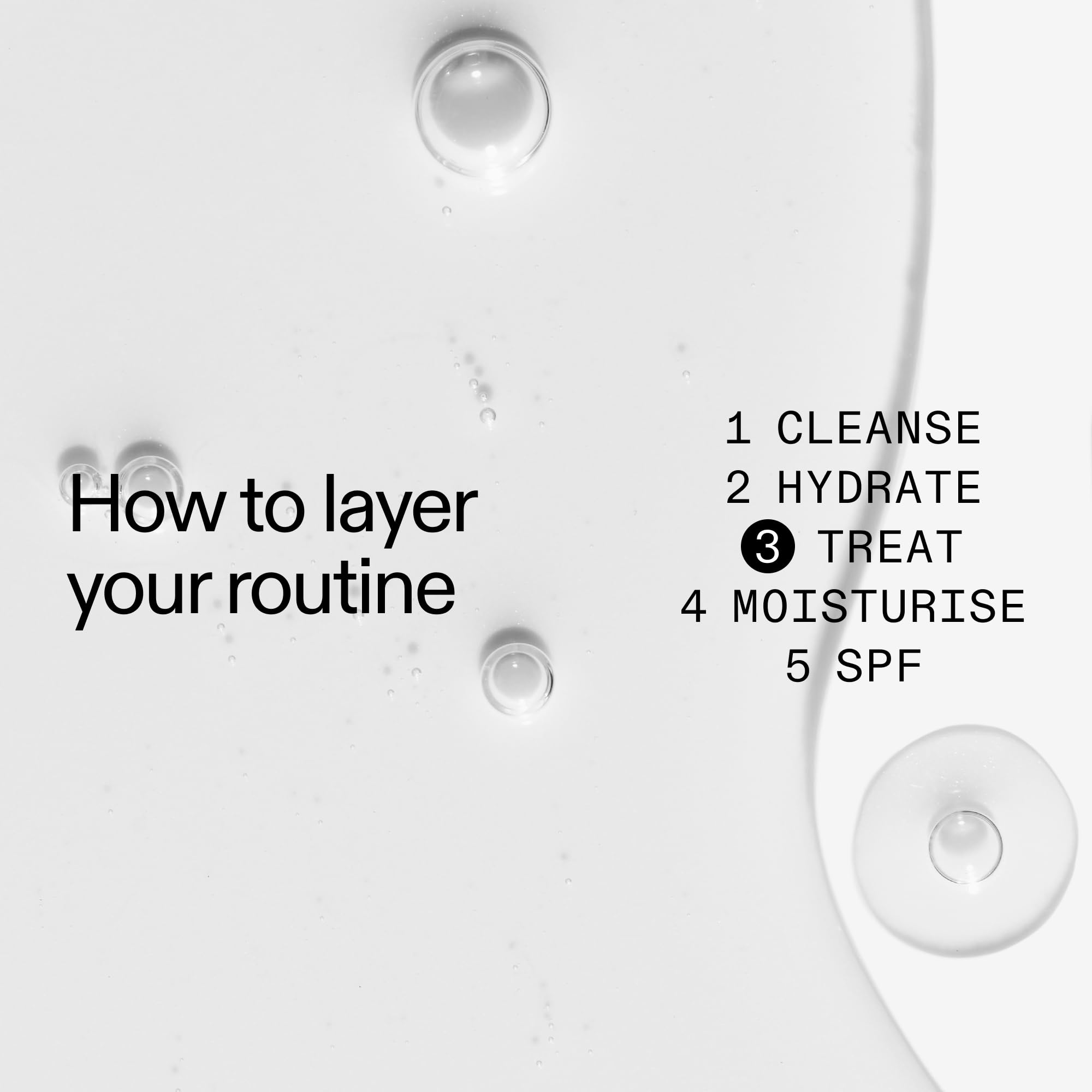 The INKEY List glycolic toner application scene hints at smoother skin texture daily