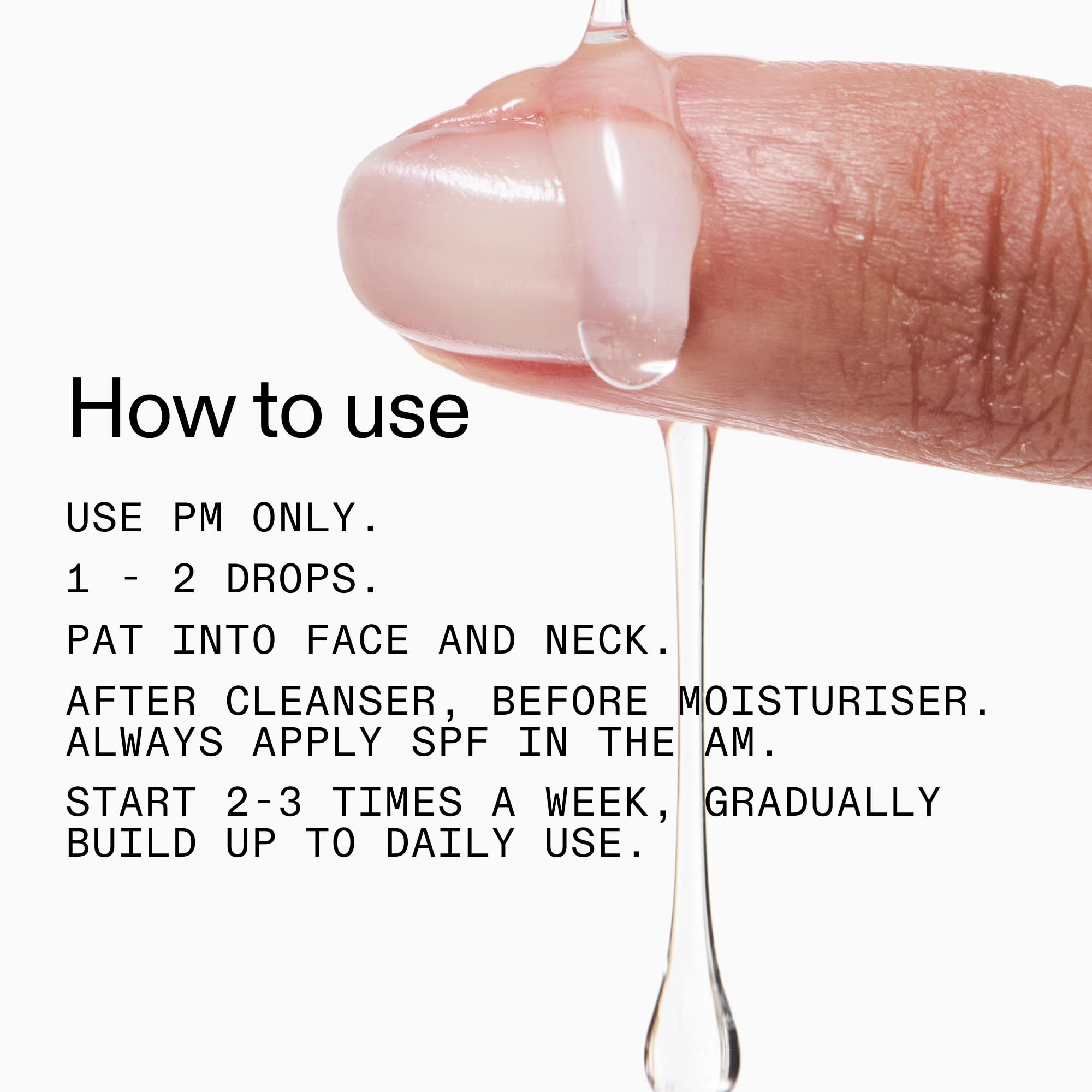 The INKEY List glycolic toner ingredients panel notes sugar cane and witch hazel