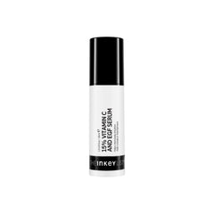 The INKEY List 15% Vitamin C EGF Serum bottle highlights brightening formula.