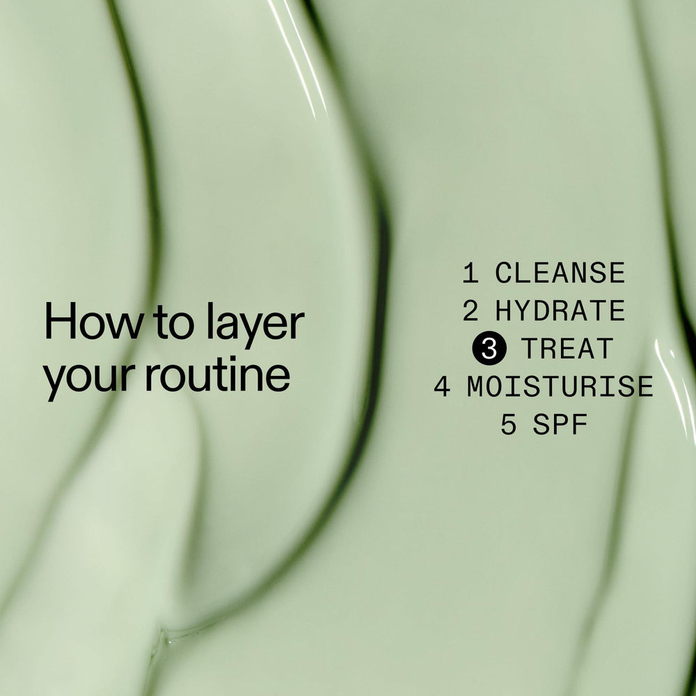 The INKEY List azelaic acid serum no white cast visible on swatch