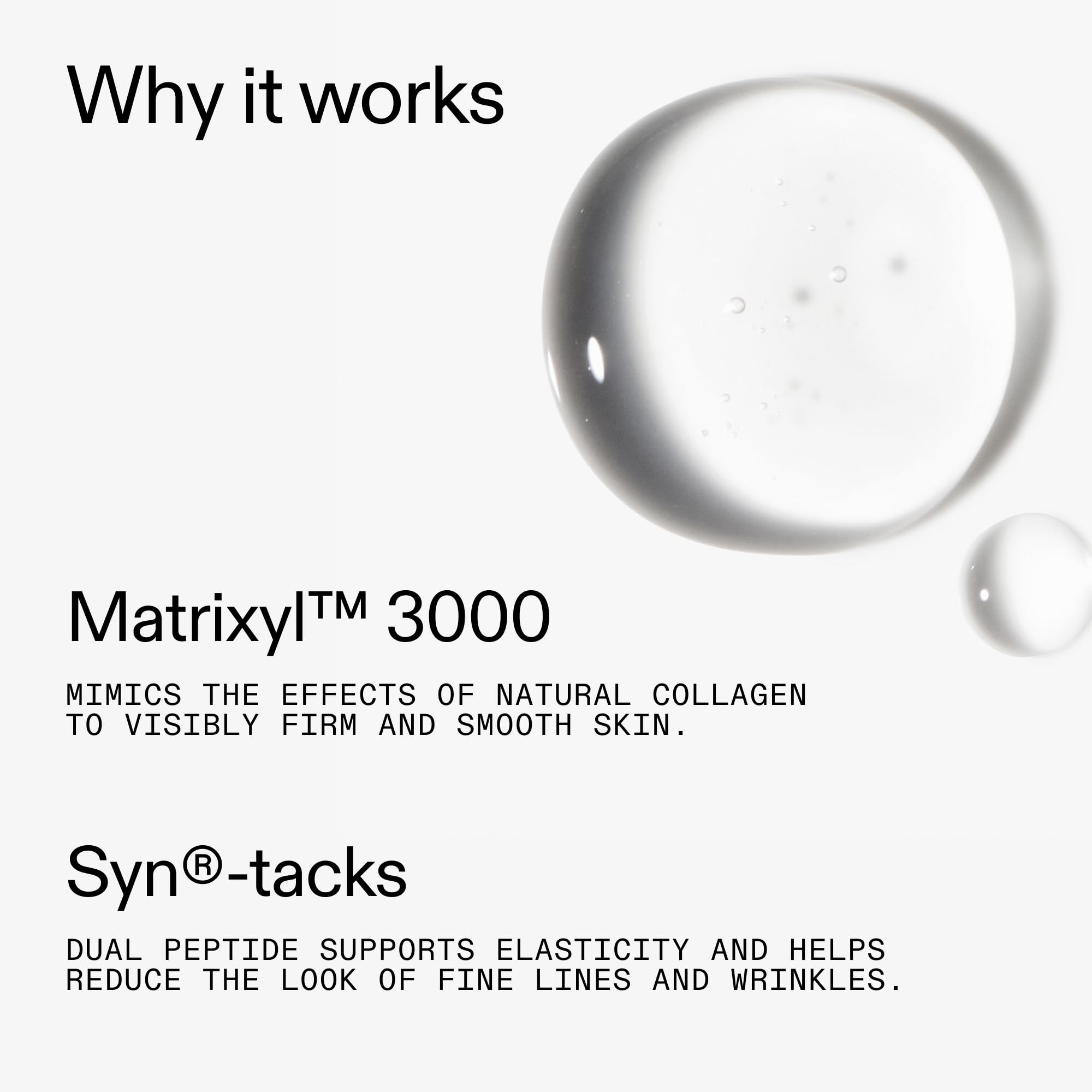 The INKEY List Collagen Peptide Serum in AM routine alongside SPF.