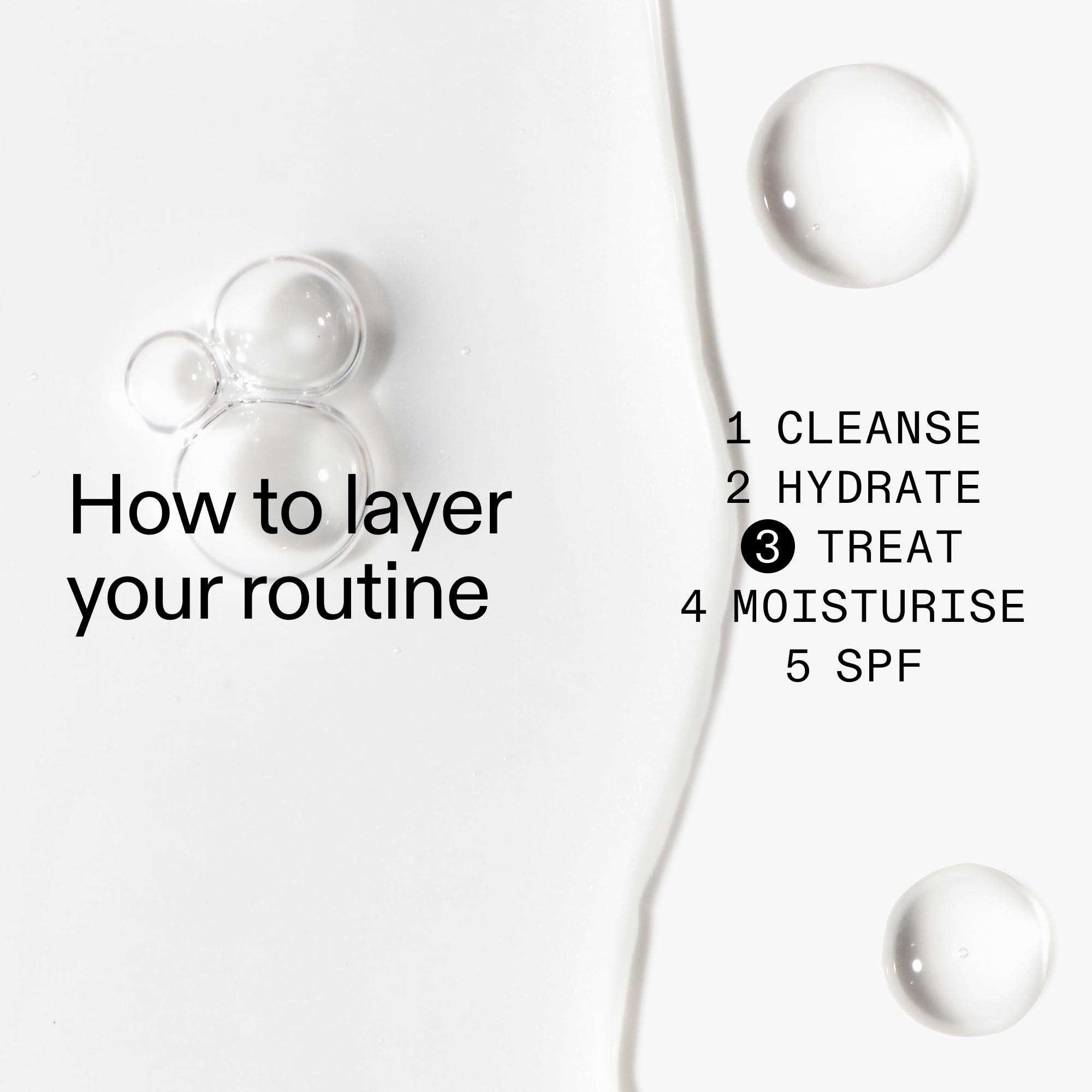 The INKEY List Collagen Peptide Serum before Bio-Active Ceramide Moisturiser supports barrier.