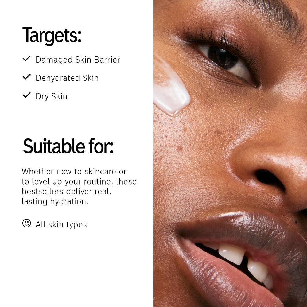 The INKEY List hydrating cream-to-milk cleanser texture appears refreshing and gentle.
