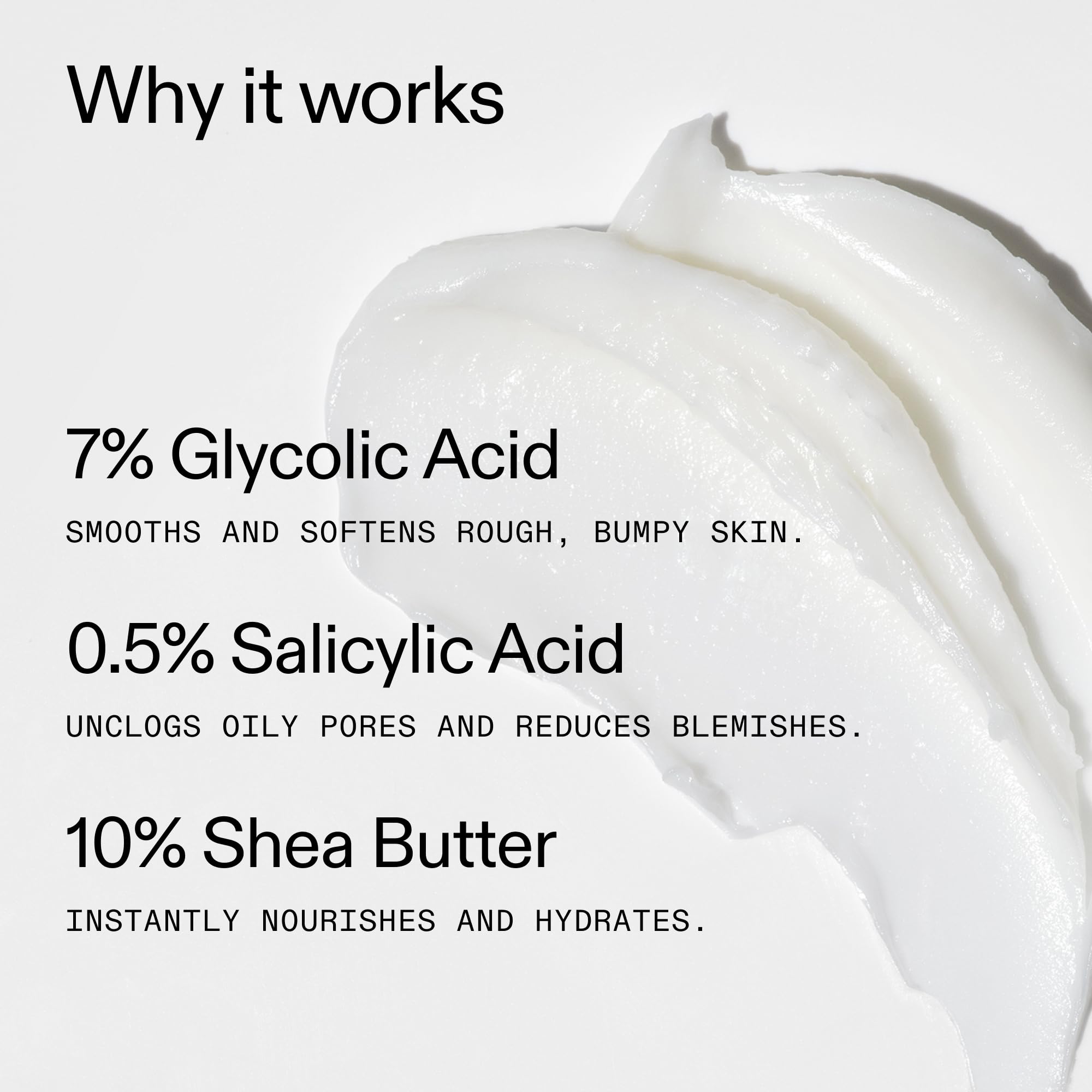 Shea butter portion on The INKEY List Body Stick for softness