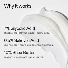 Shea butter portion on The INKEY List Body Stick for softness