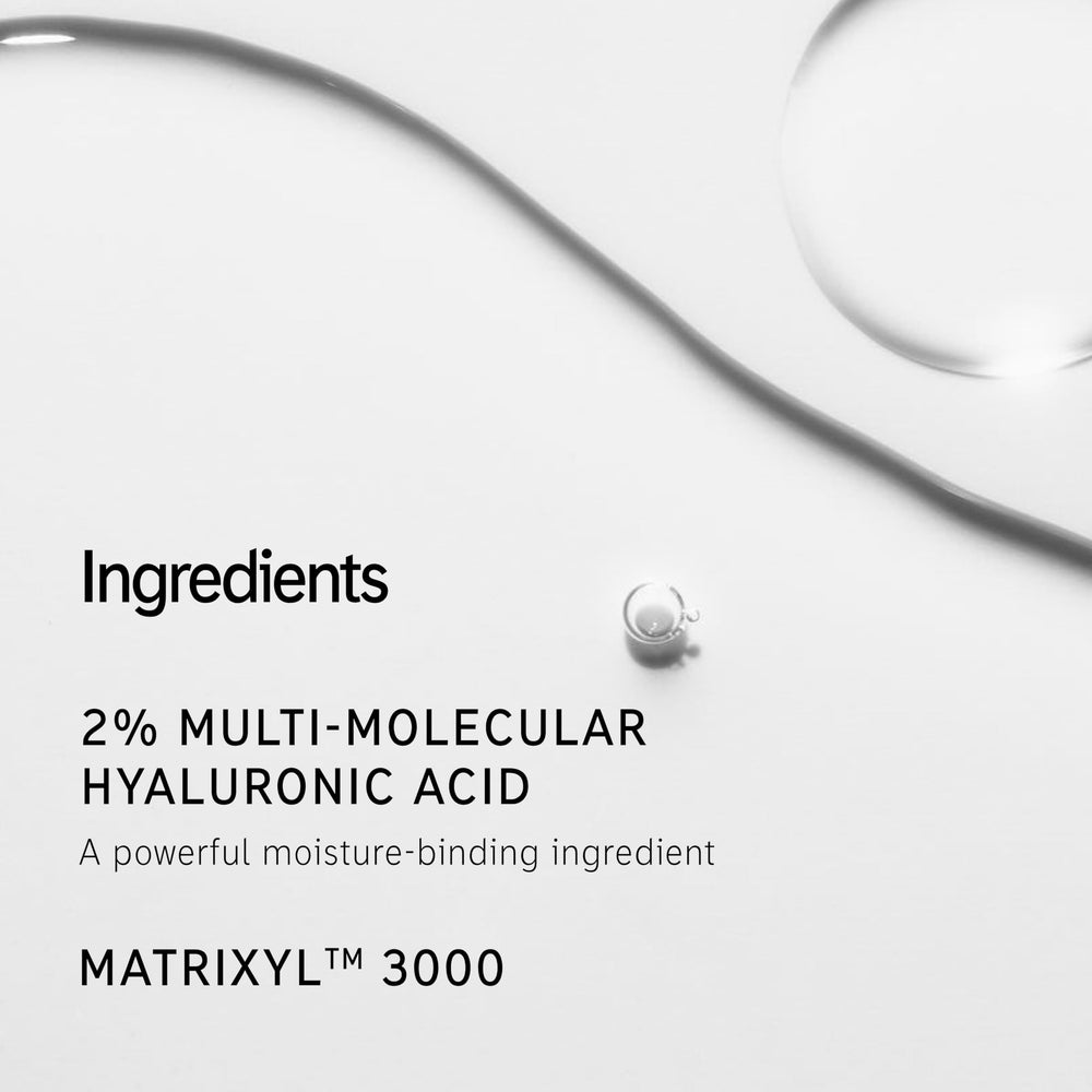 Damp face application with The INKEY List serum highlighting multi-layer hydration