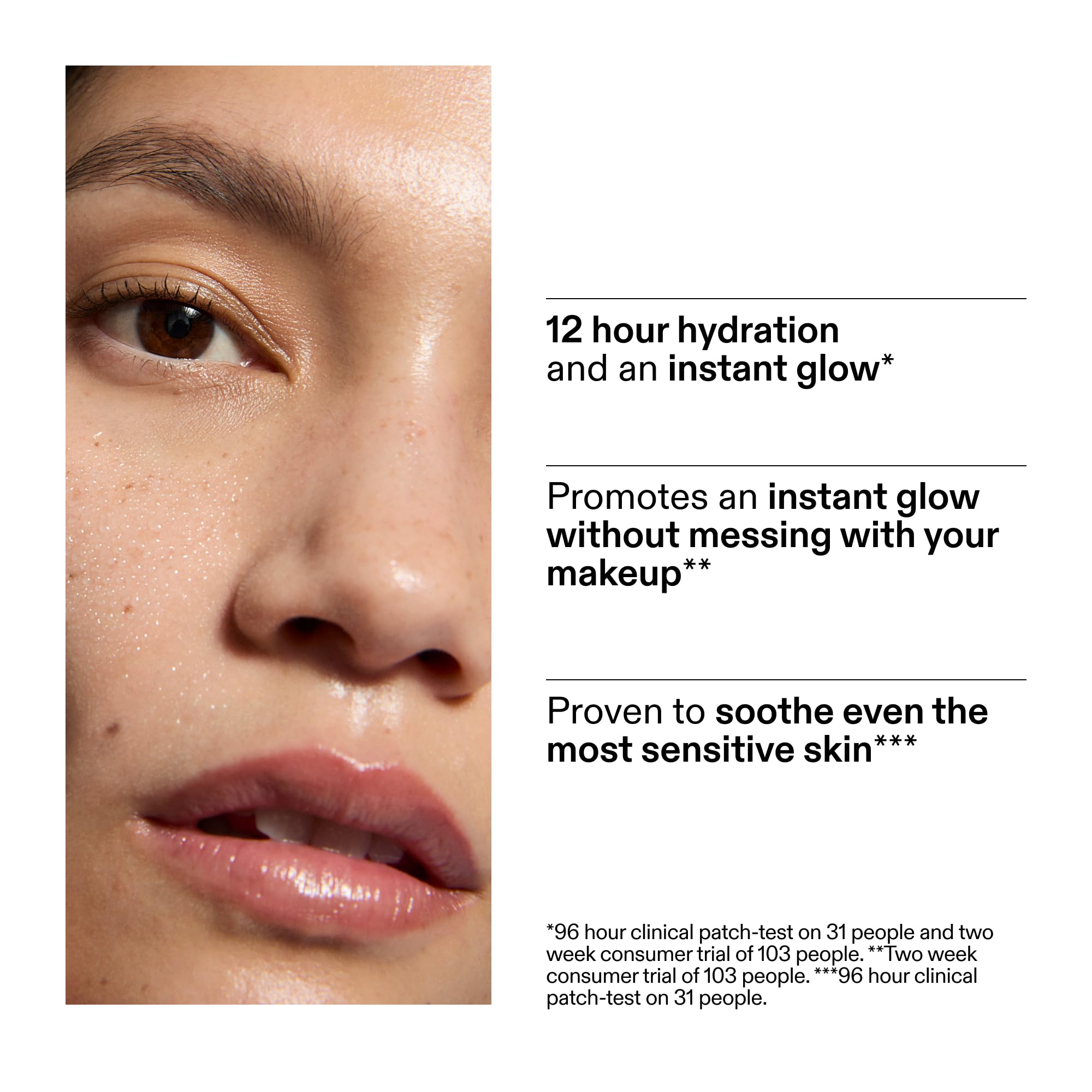 Skincare routine scene with Hydro-Surge between cleansing and serums.