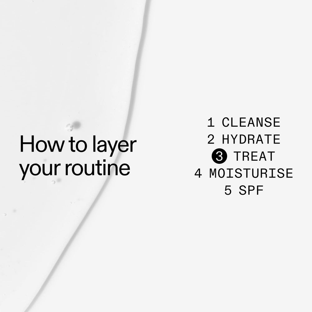 The INKEY List PHA Toner cotton pad application demonstrating surface-level exfoliation.