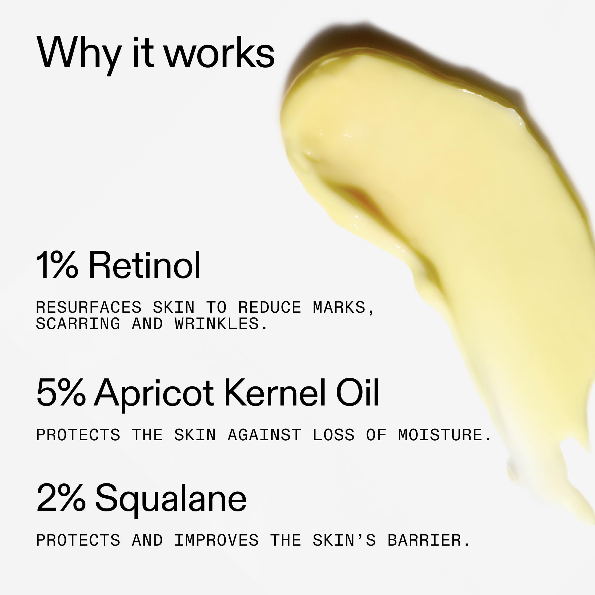 INKEY List ingredients include Apricot Kernel Oil and Squalane to hydrate and protect the barrier.