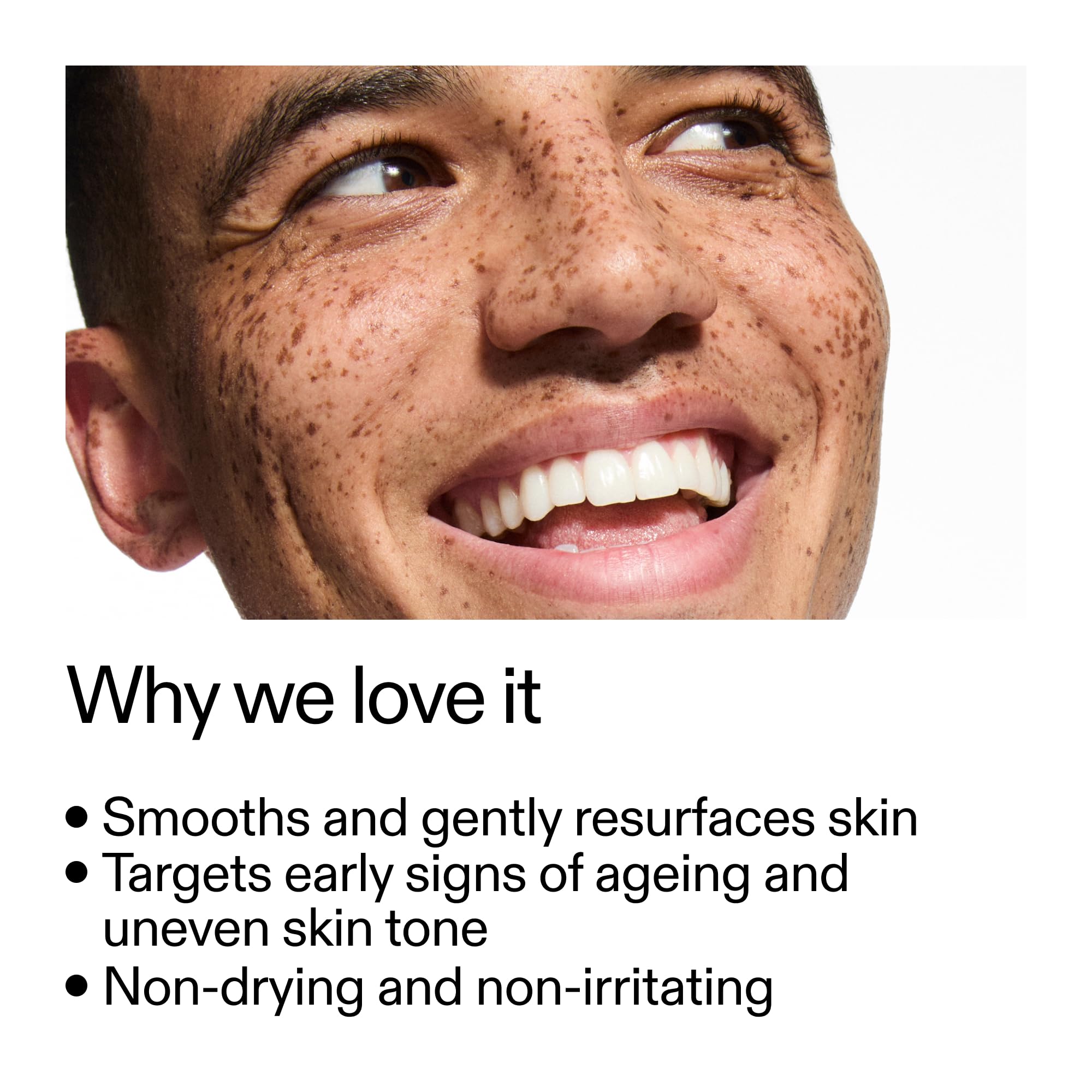 INKEY List retinol serum texture closeup shows smooth, fast-absorbing formula.