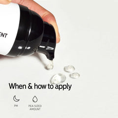 The INKEY List C-50 serum at night routine demonstrates oil balance.