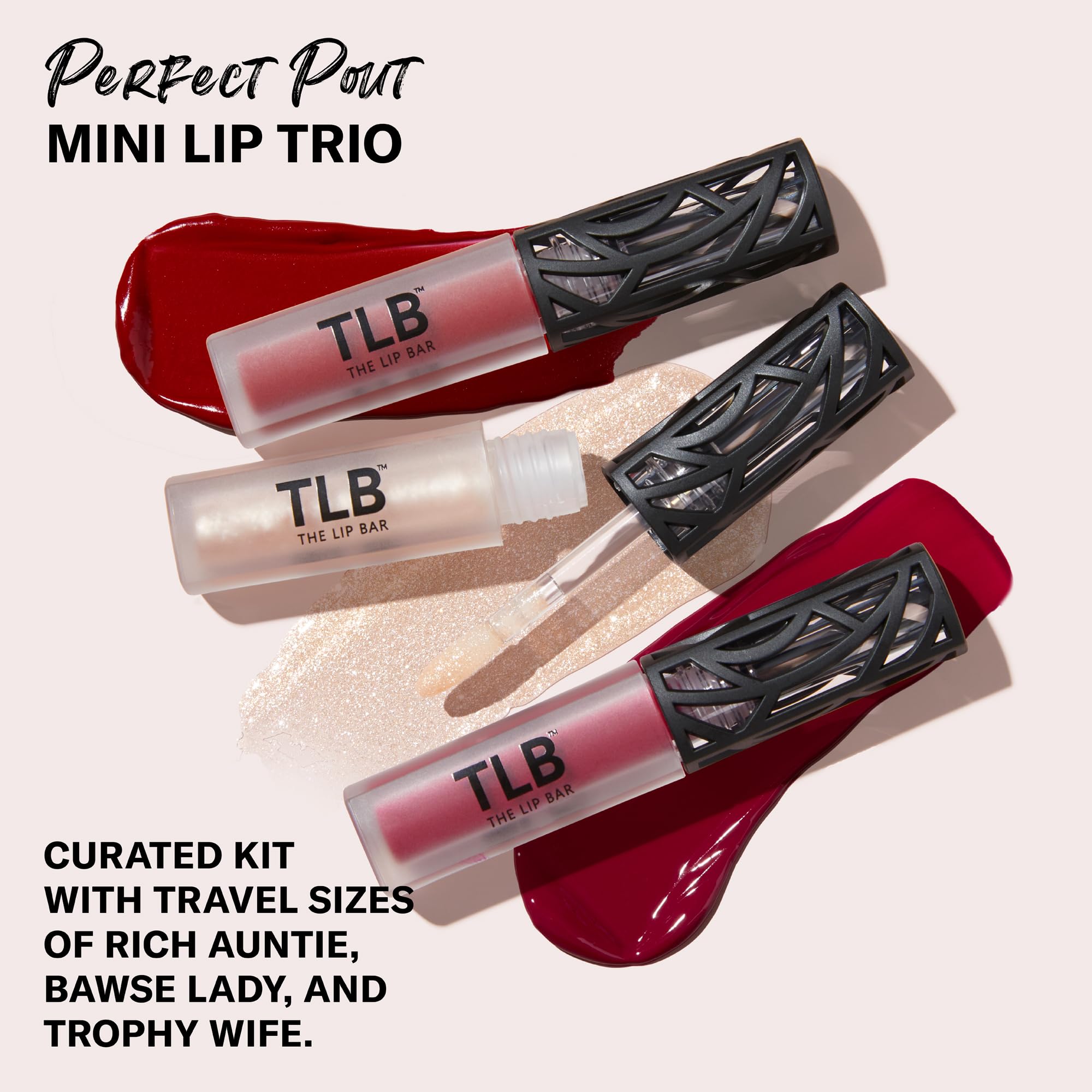 The Lip Bar Rich Auntie deep-berry liquid matte swatch - bold color that lasts.